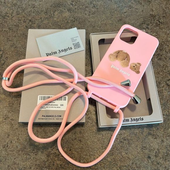 Palm Angels Other - NWT IPhone 12Pro Palm Angels Teddy Bear with Tie Pink